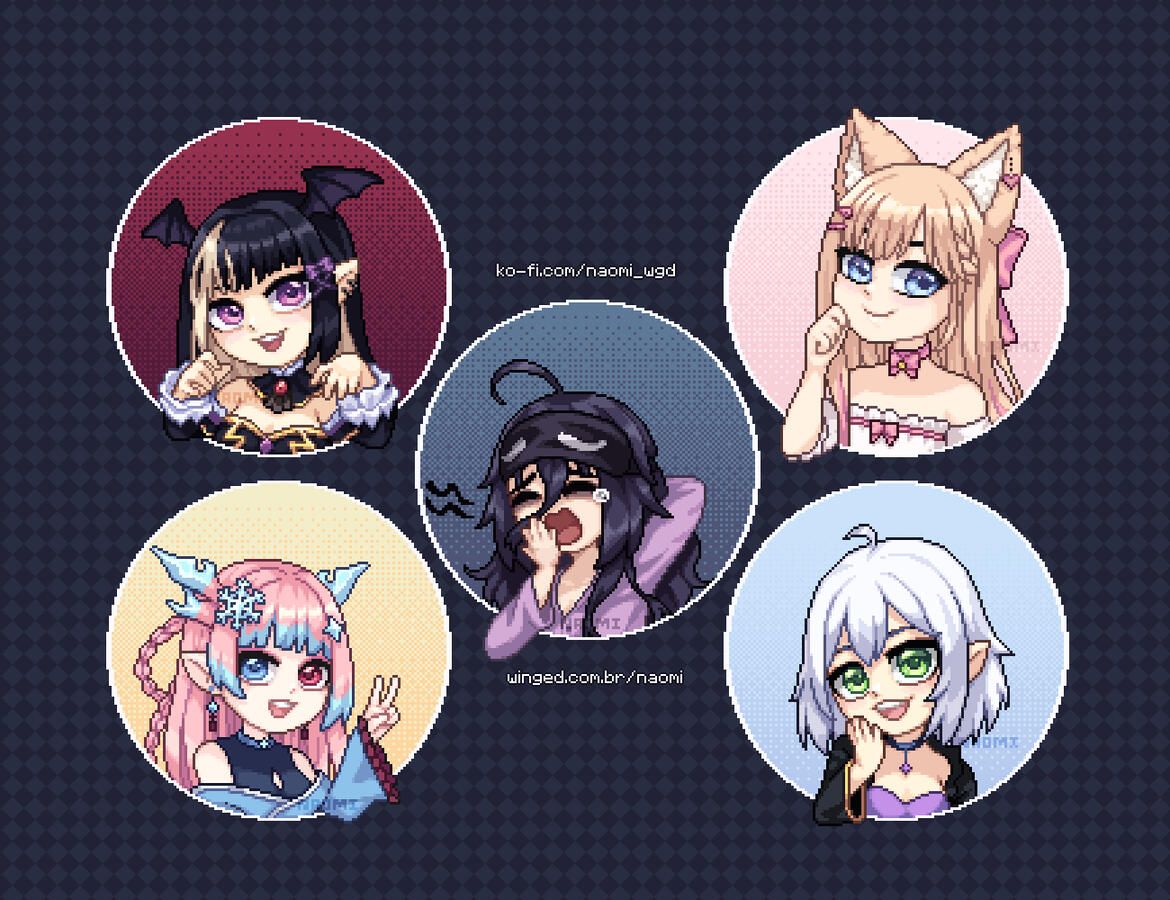 Commissions for Ko-Fi clients.